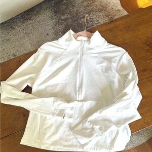 All in Motion White Zip-Up Jacket